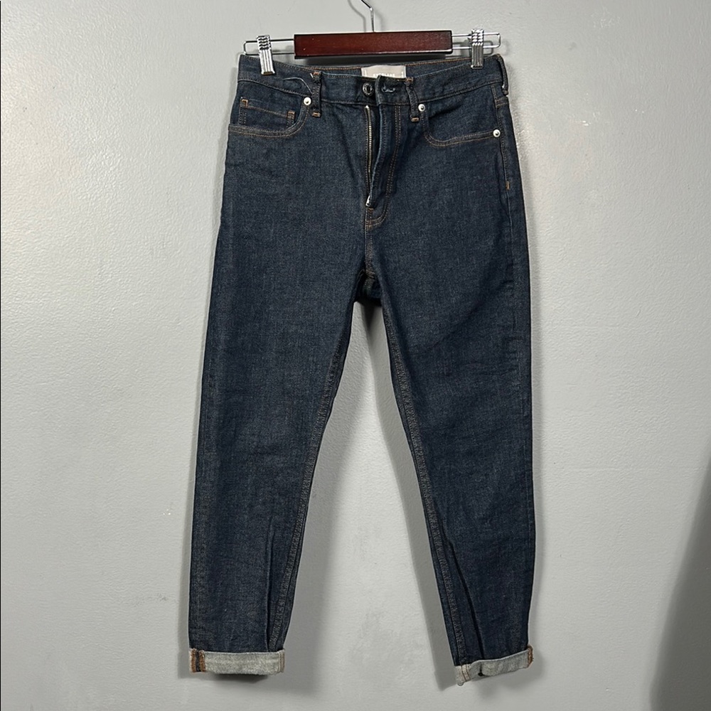 Everlane Blue Slim Jeans with Clean Indigo Finish high rise size  27 ankle